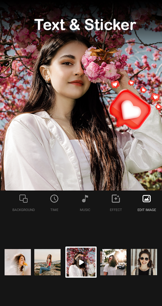 Photo Video Maker with Music - عکس برنامه موبایلی اندروید