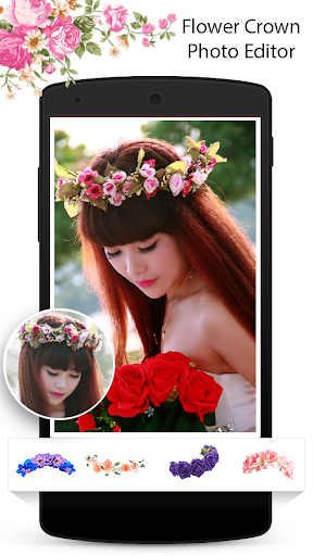 Flower Crown Photo Editor - Image screenshot of android app