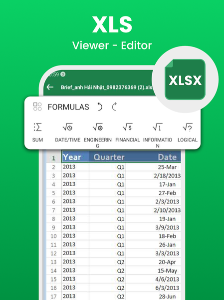 Edit Word, XLSX - PDF Reader - Image screenshot of android app