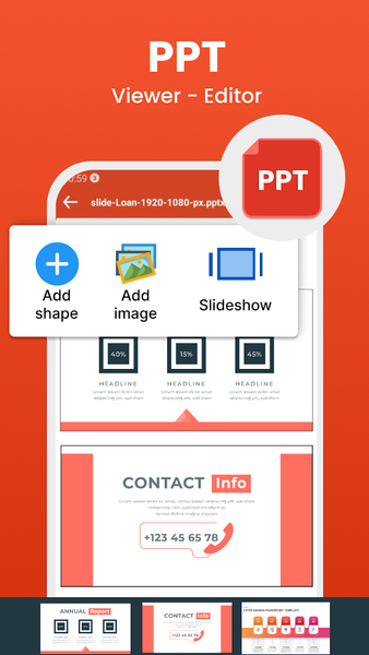 Edit Word, XLSX - PDF Reader - Image screenshot of android app
