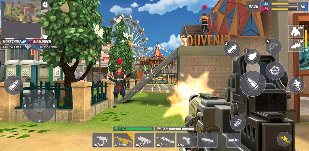 Contra Guns-FPS Action Shooter - Gameplay image of android game