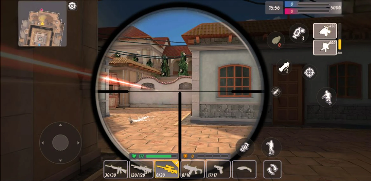 Contra Guns-FPS Action Shooter - Gameplay image of android game