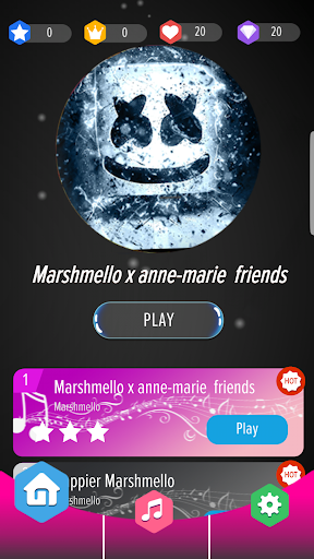 Marshmello vs Alan walker - Pi - Gameplay image of android game