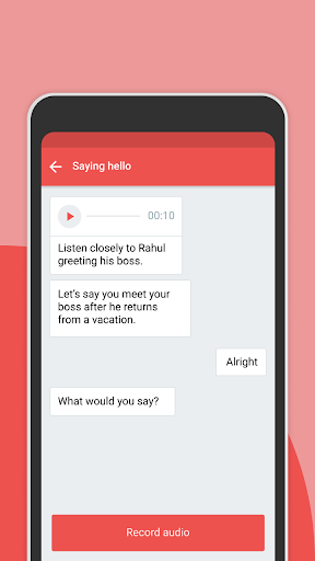 Utter - Learn English on Chat - Image screenshot of android app