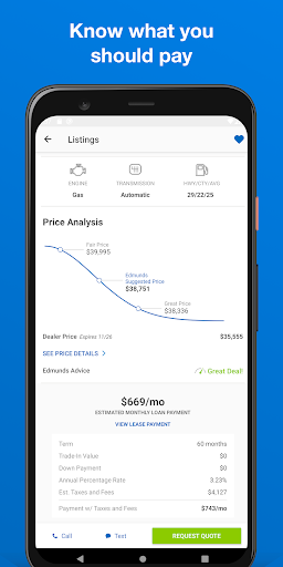 Edmunds - Shop Cars For Sale - عکس برنامه موبایلی اندروید