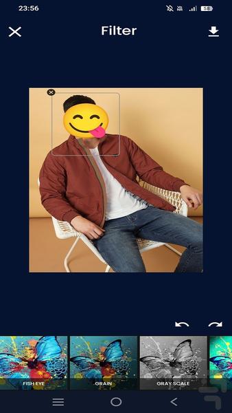 آزمایشگاه ویرایشگر عکس - عکس برنامه موبایلی اندروید