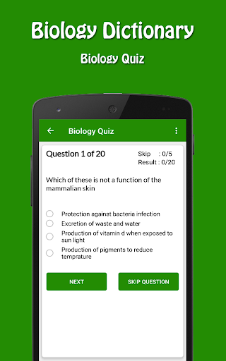 Biology Dictionary - عکس برنامه موبایلی اندروید