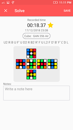 Cube Timer - عکس برنامه موبایلی اندروید