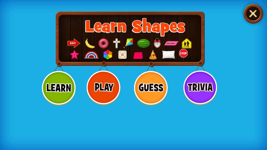 Learn Shapes For Children - عکس بازی موبایلی اندروید