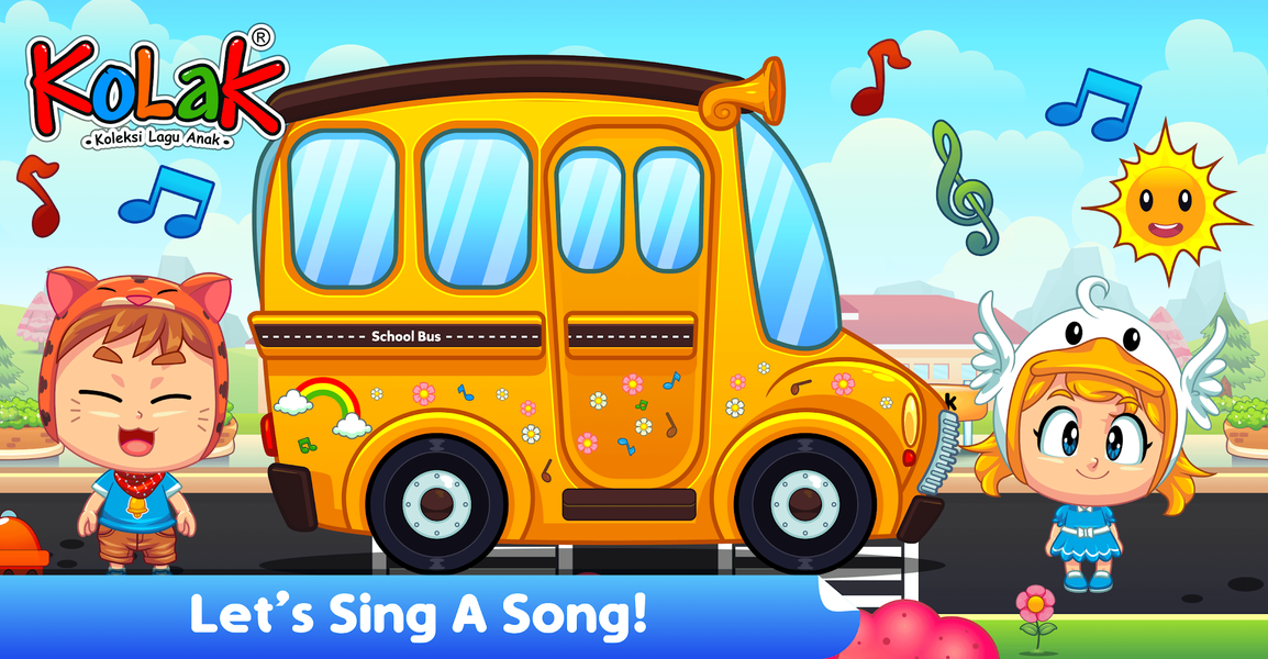 Kids Song : Wheel On The Bus - Image screenshot of android app