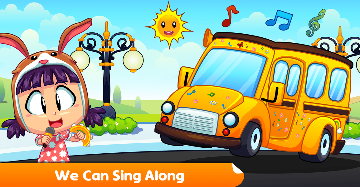Kids Song : Wheel On The Bus - عکس برنامه موبایلی اندروید