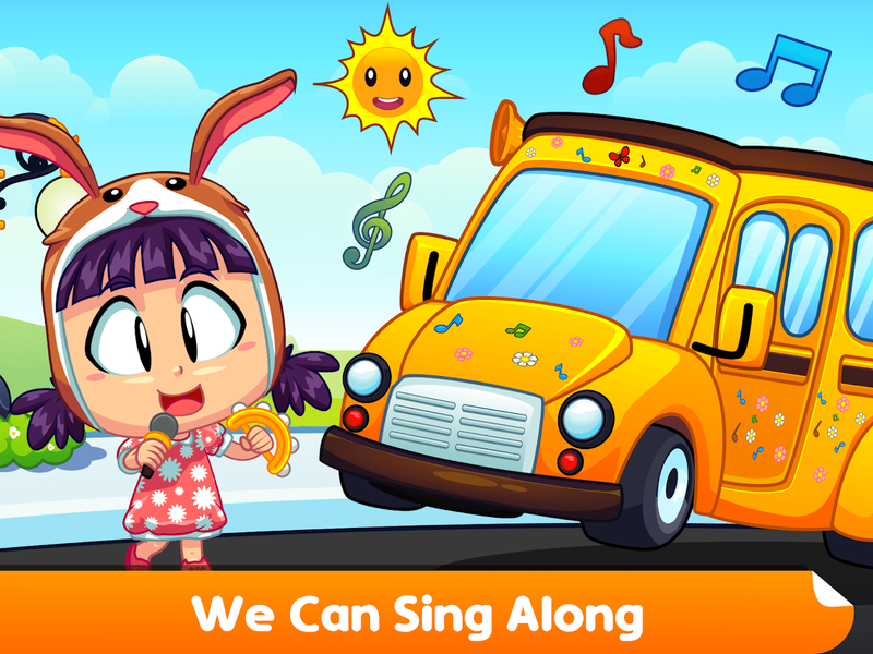 Kids Song : Wheel On The Bus - Image screenshot of android app
