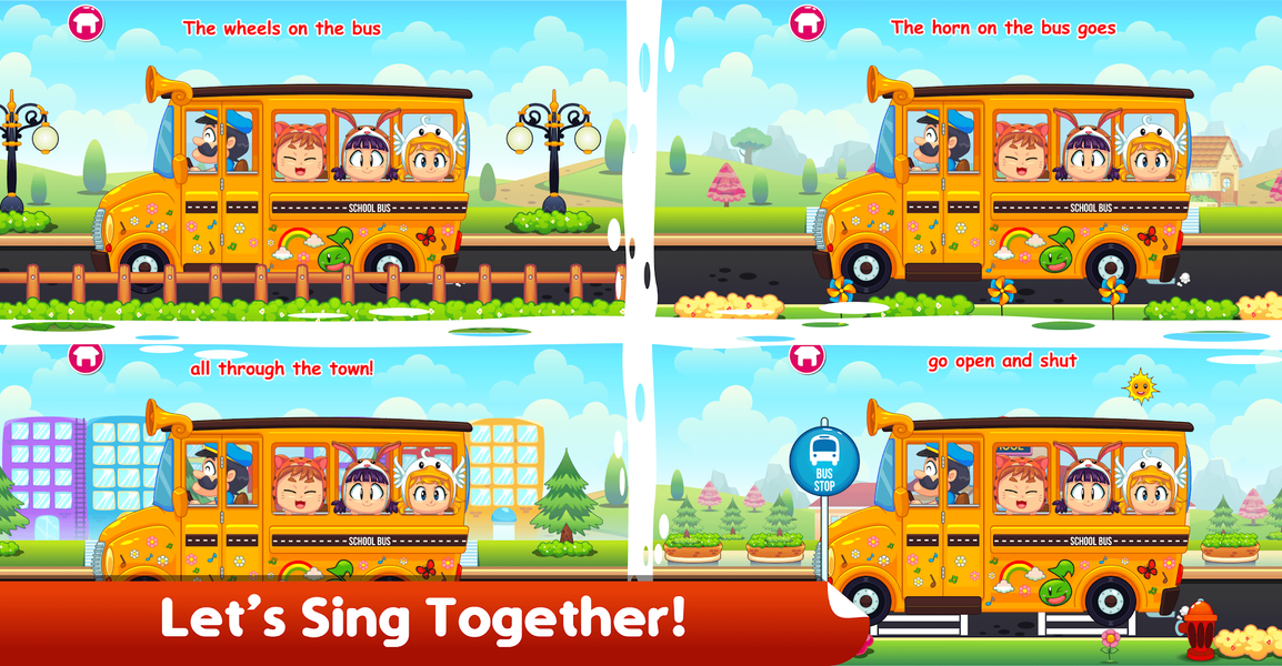 Kids Song : Wheel On The Bus - Image screenshot of android app