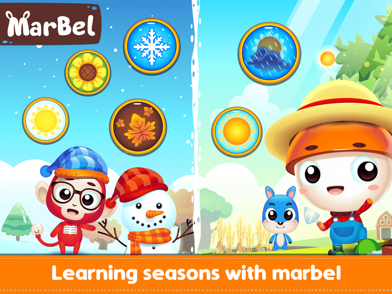 Marbel Seasons - Fun PreSchool - Image screenshot of android app