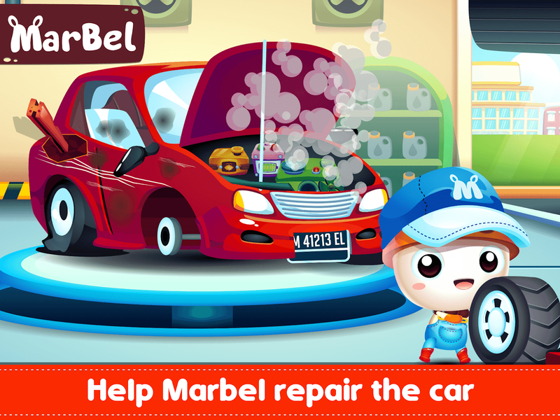 Marbel Auto Repair Shop Kids - Gameplay image of android game