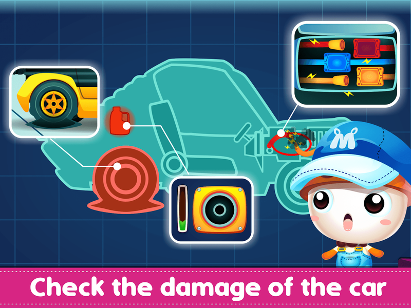 Marbel Auto Repair Shop Kids - Gameplay image of android game