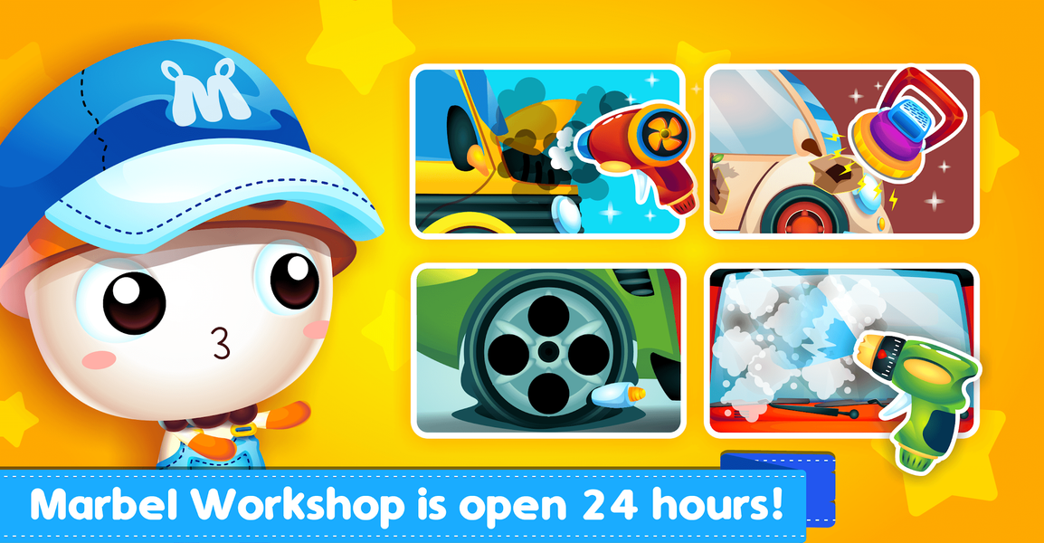 Marbel Auto Repair Shop Kids - Gameplay image of android game