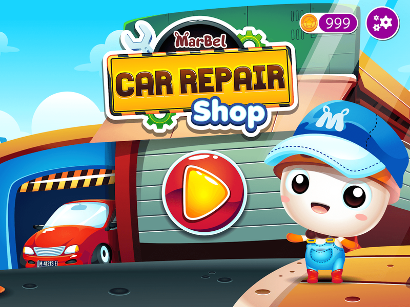 Marbel Auto Repair Shop Kids - Gameplay image of android game