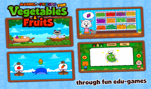 Marbel Fun Vegetable & Fruits - Gameplay image of android game