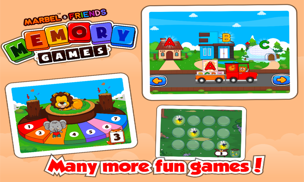 Marbel Memory and Logic Games - Image screenshot of android app