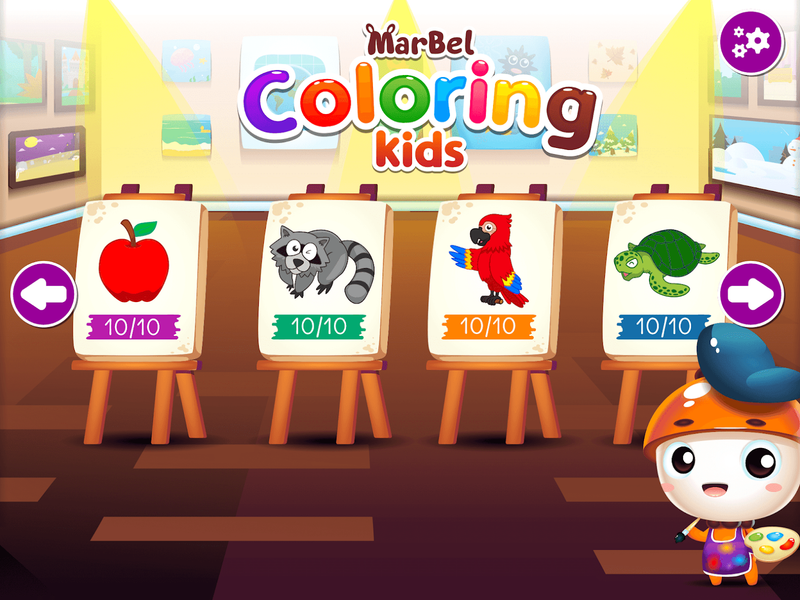 Marbel Kids Coloring Books - Image screenshot of android app