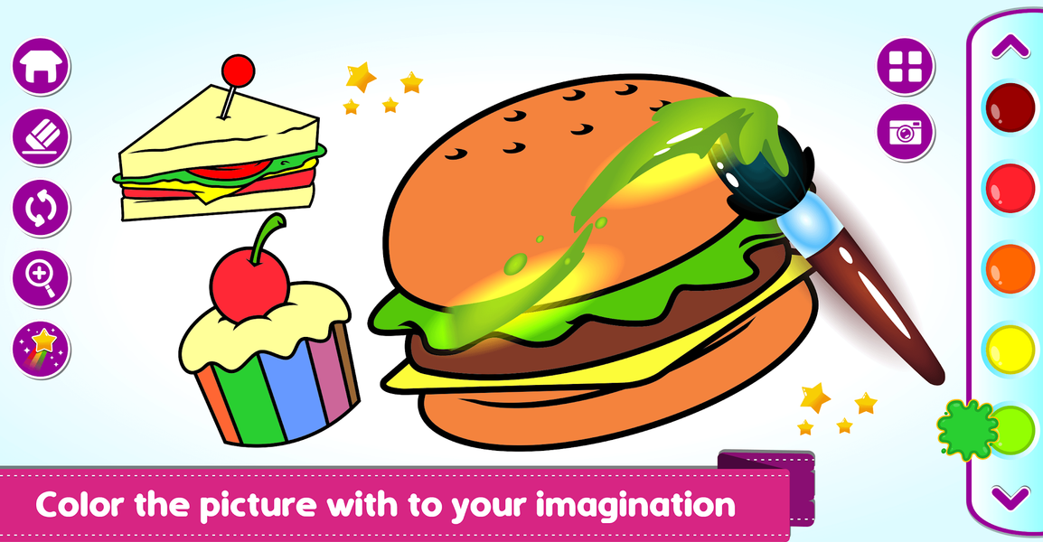 Marbel Kids Coloring Books - Image screenshot of android app