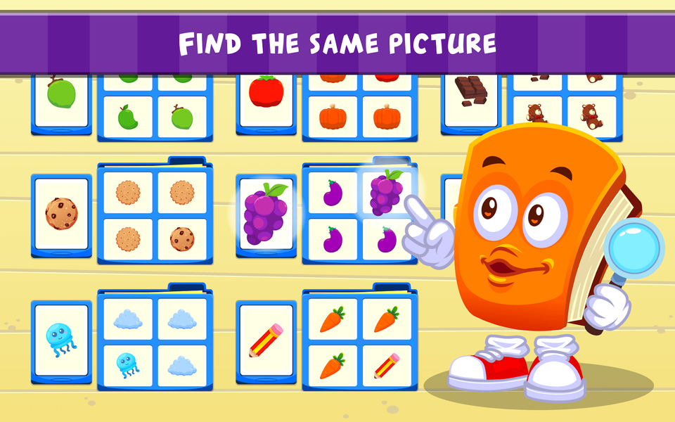 Marbel Pairs - Kids Game - Gameplay image of android game