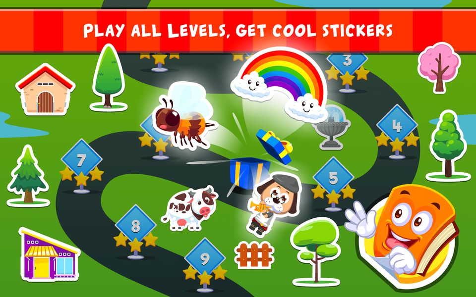 Marbel Pairs - Kids Game - Gameplay image of android game