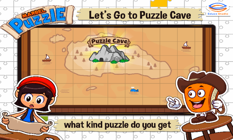 Marbel Puzzle Jigsaw for Kids - Image screenshot of android app