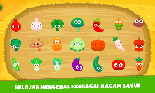 Marbel Belajar Sayur - Image screenshot of android app