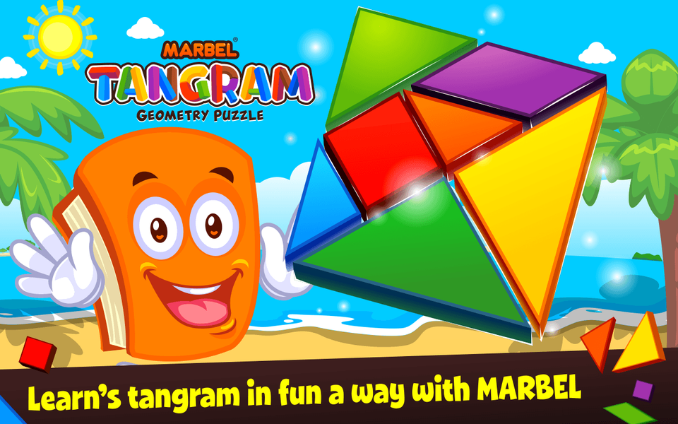 Marbel Tangram - Kids Puzzle - Gameplay image of android game