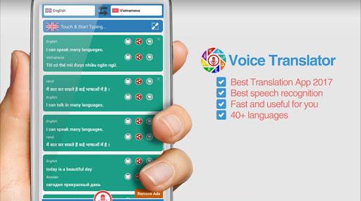 Voice Translator - عکس برنامه موبایلی اندروید