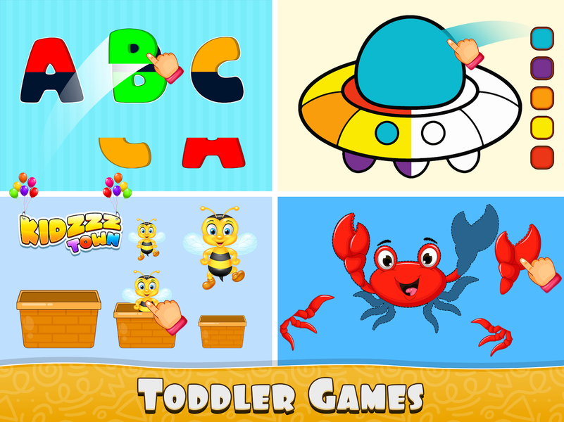 Toddler Games For Kids - عکس بازی موبایلی اندروید