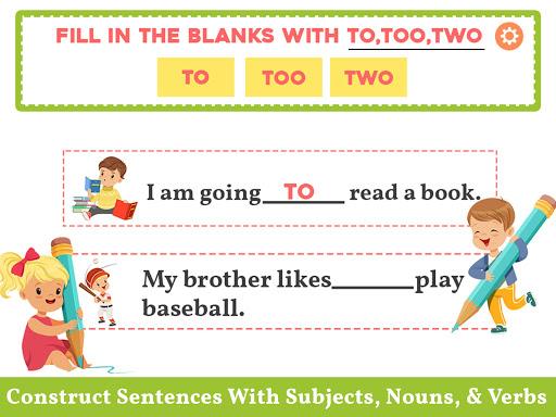 English Spelling Grammar Tests - Gameplay image of android game
