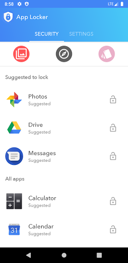 App Locker Lite - Image screenshot of android app