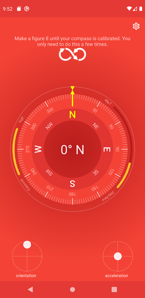 Mini Compass - عکس برنامه موبایلی اندروید
