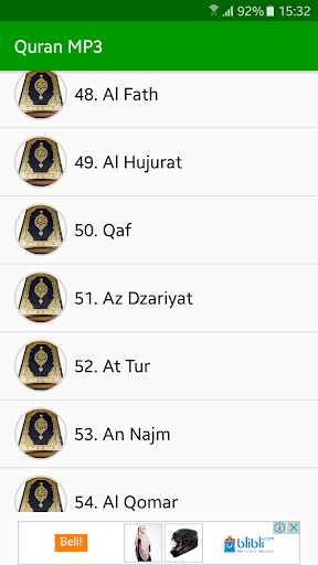 Quran MP۳ Full Offline - عکس برنامه موبایلی اندروید