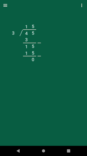 Long Division - Image screenshot of android app