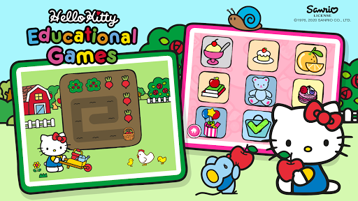 Hello Kitty. Educational Games - Gameplay image of android game