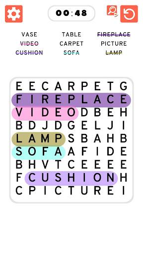 Word Search Games in english - عکس بازی موبایلی اندروید