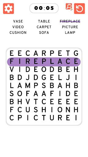 Word Search Games in english - عکس بازی موبایلی اندروید