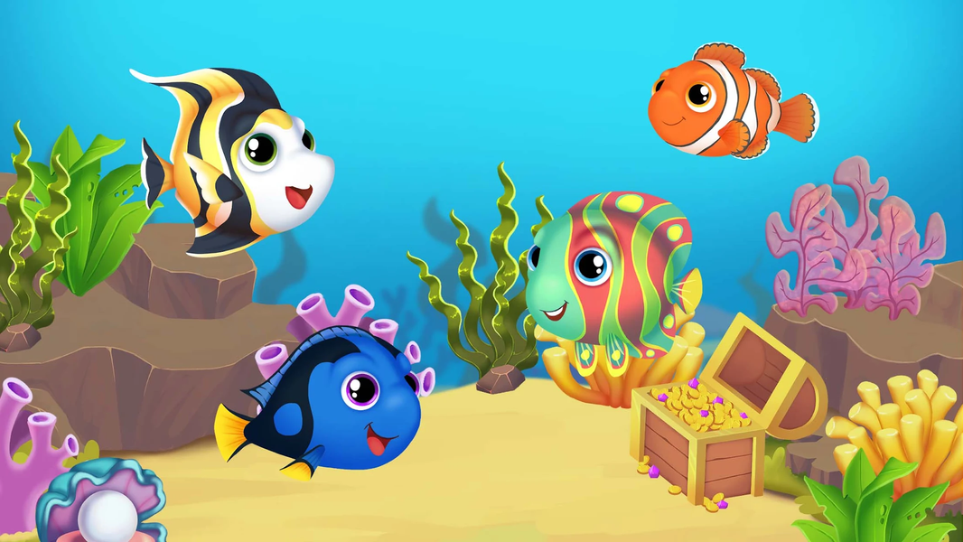 Baby Aquarium - Fish game - Gameplay image of android game