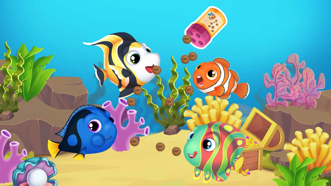 Baby Aquarium - Fish game - عکس بازی موبایلی اندروید