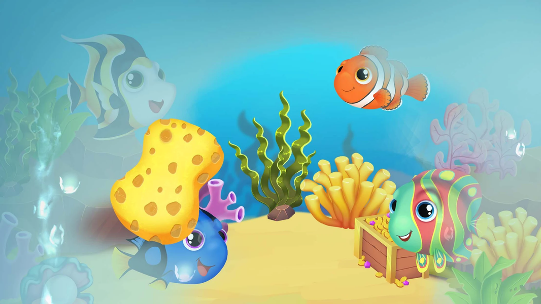 Baby Aquarium - Fish game - عکس بازی موبایلی اندروید