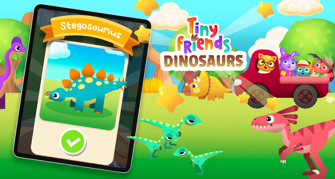 Dinosaur Park - Kids dino game - عکس بازی موبایلی اندروید