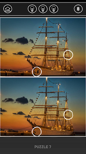 Find the differences - Gameplay image of android game