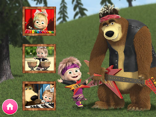 Masha and the Bear. Educational Games - ماشا و خرسه - عکس بازی موبایلی اندروید