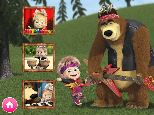 Masha and the Bear. Educational Games - ماشا و خرسه - Gameplay image of android game