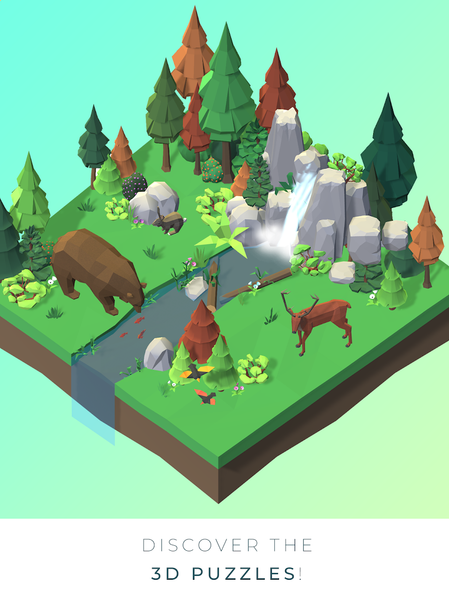 ۳D World - Puzzle game - عکس بازی موبایلی اندروید