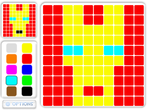 Mosaic puzzles - Gameplay image of android game